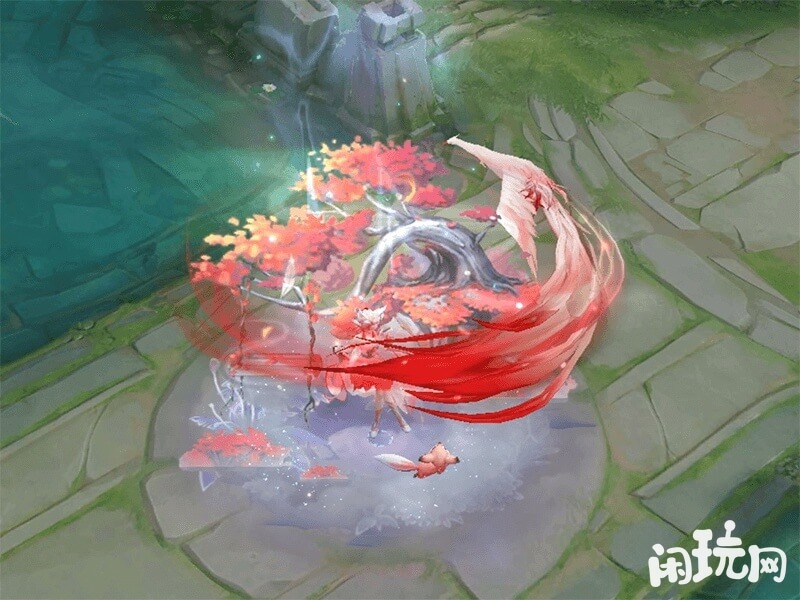九尾狐皮肤回城特效