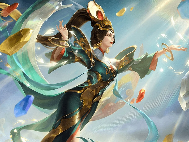 女娲传说限定皮肤补天