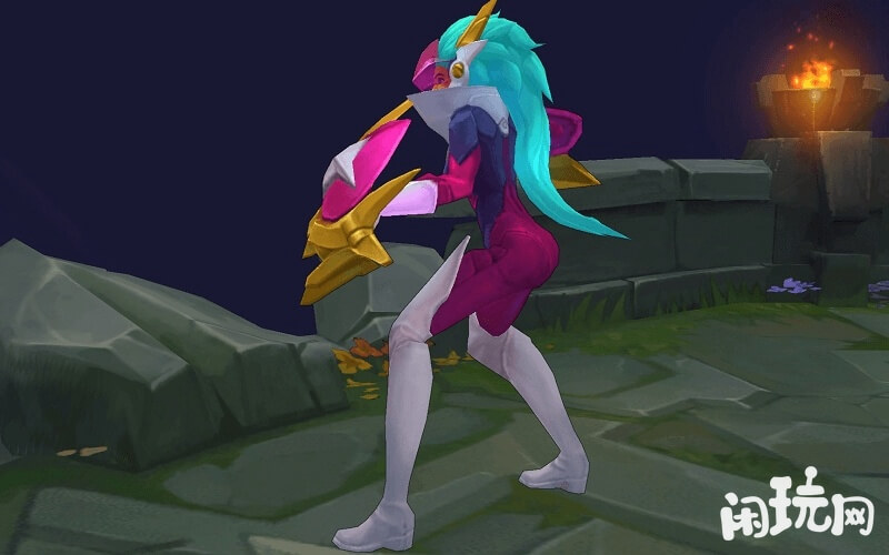 银河魔装机神龙女皮肤的3D模型