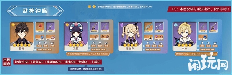 钟离物理流派