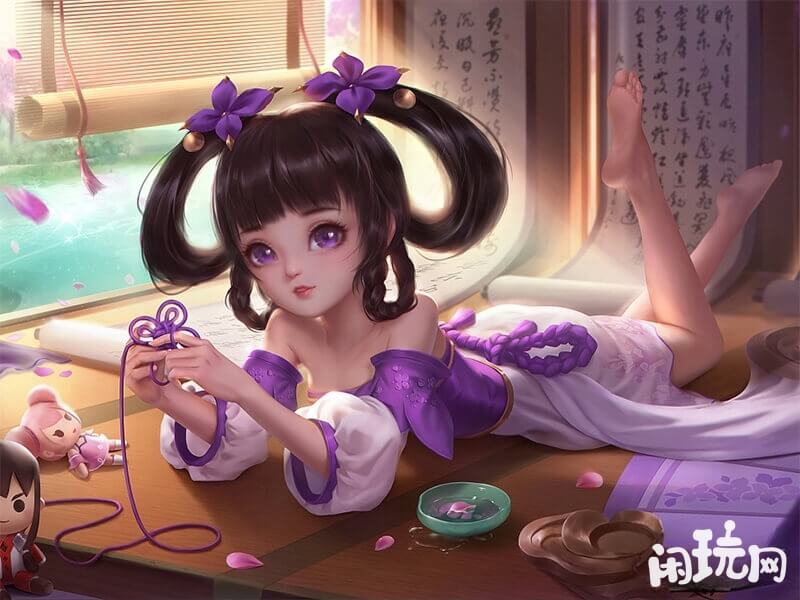王者荣耀小乔皮肤丁香结图片