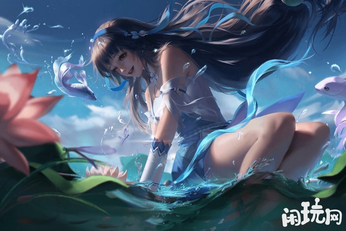 控制法师西施手绘