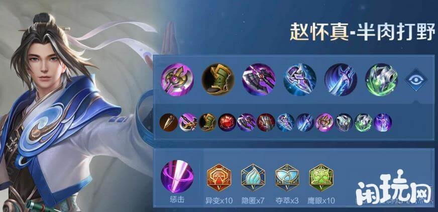 赵怀真打野出装