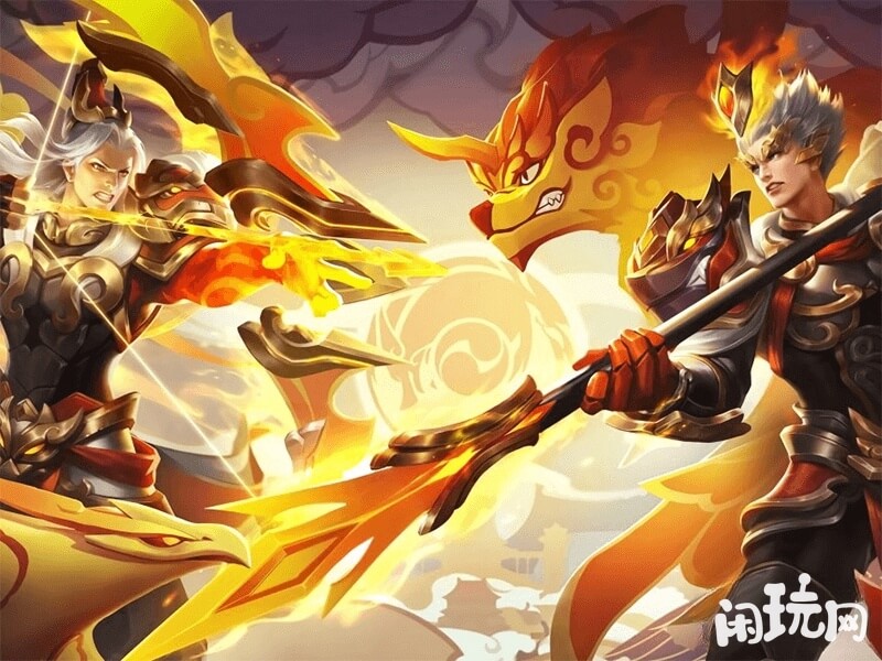 后羿和杨戬兄弟的原画