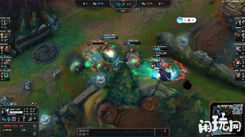 在中路1v4的铁男