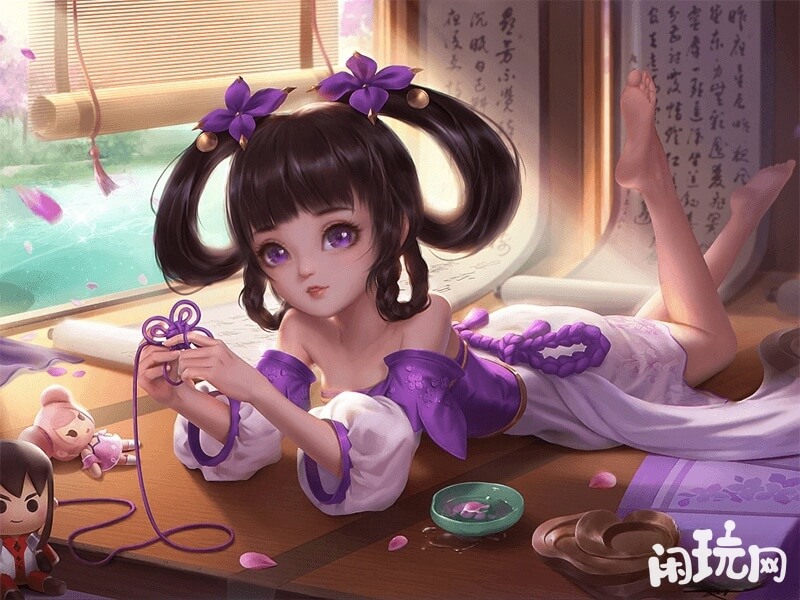 小乔6元秒杀皮肤丁香结