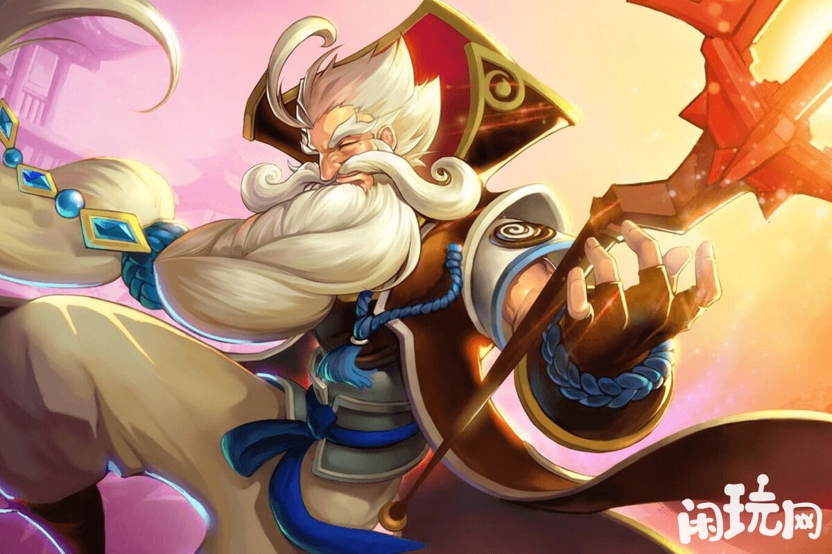 边路1v1无解英雄老夫子手绘