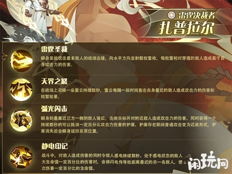剑与远征雷神扎普拉尔价值介绍