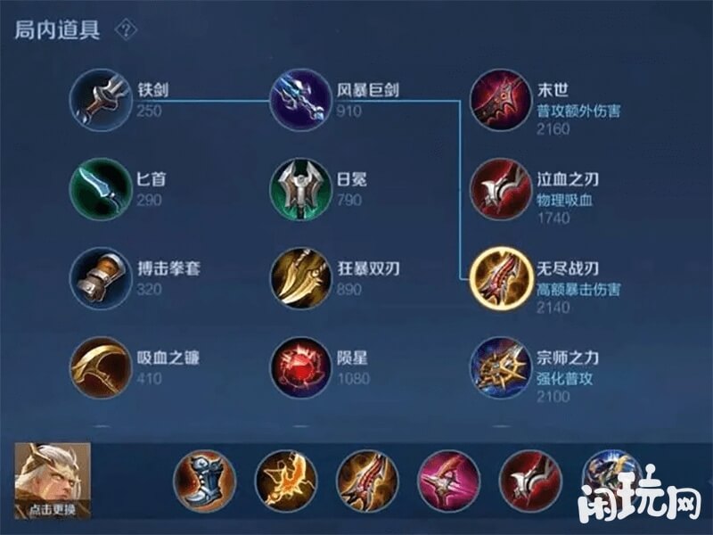 后羿常规六神装