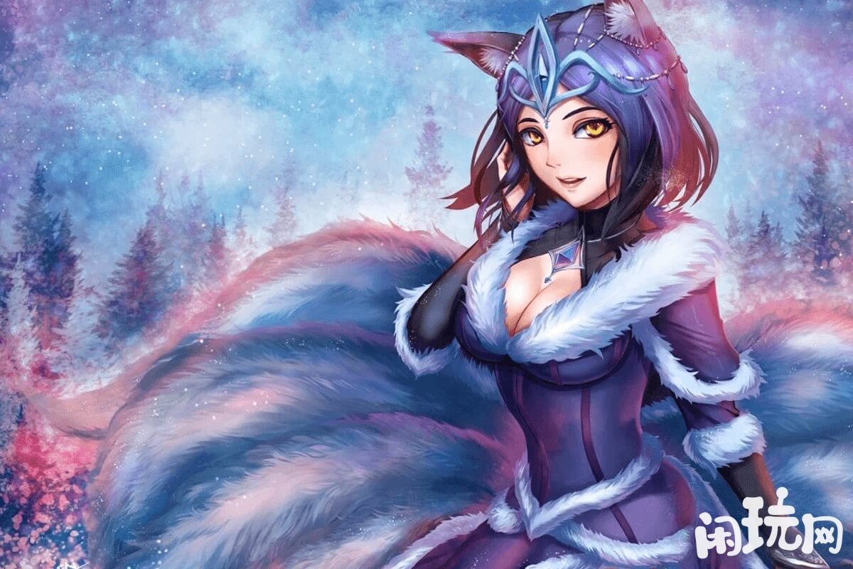 一秒屠龙输出英雄阿狸海报