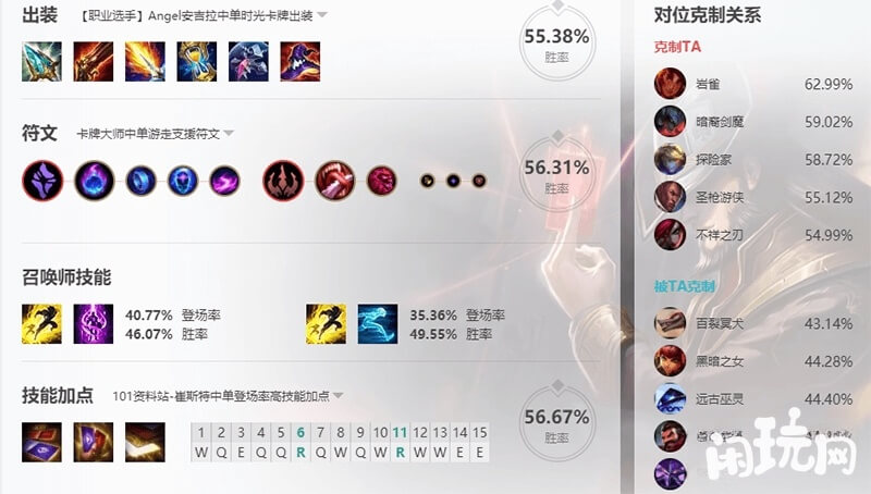 中单卡牌游走符文推荐