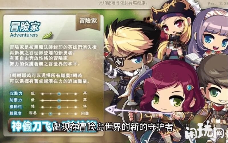 冒险岛冒险家职业