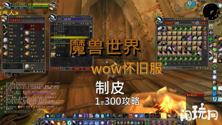 魔兽世界怀旧服制皮攻略