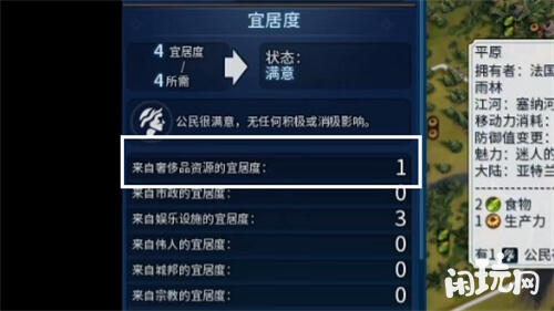 文明6宜居度用奢侈品提升