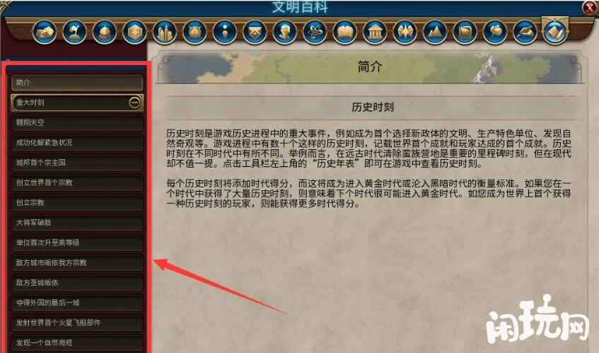 文明6时代得分项列表