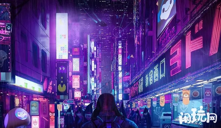 赛博朋克画风