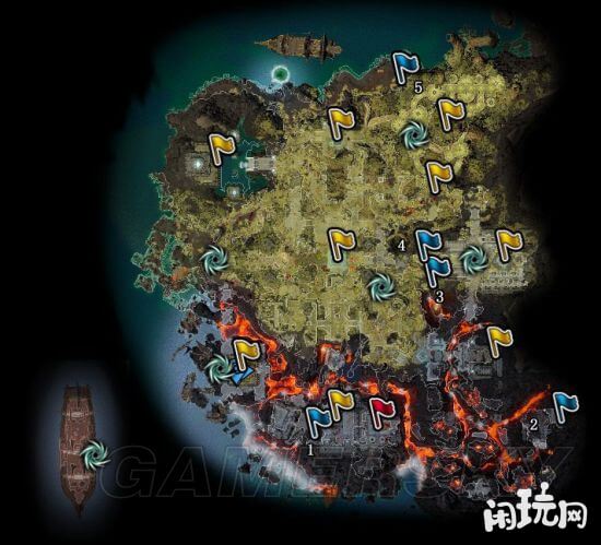 神界原罪2无名岛通关路线图