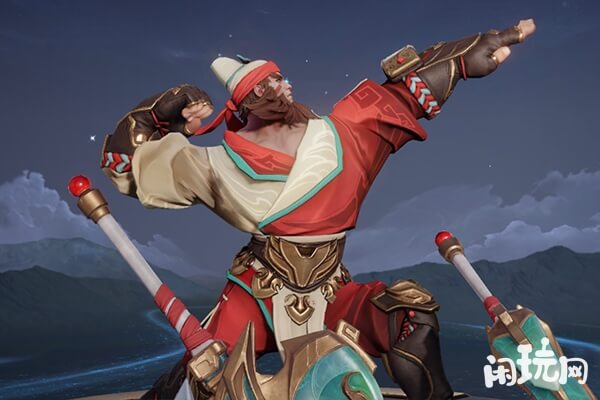 王者程咬金演武夺筹皮肤开场动作