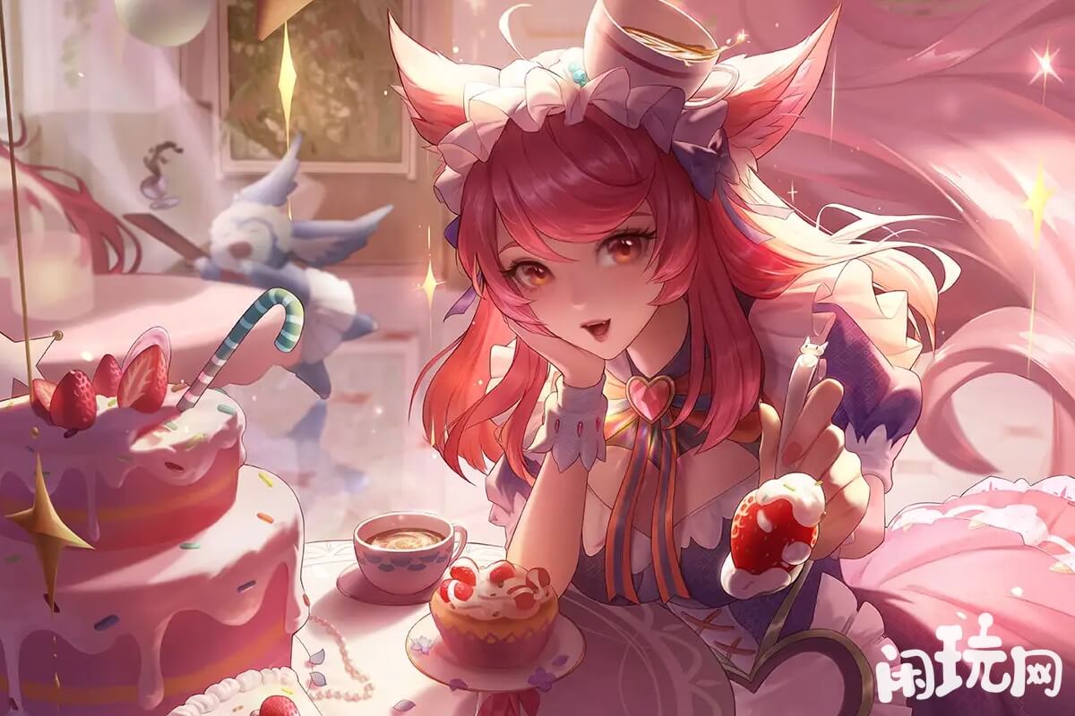 王者妲己女仆咖啡皮肤原画