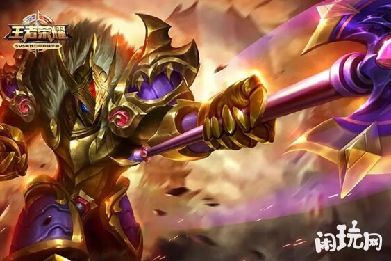 王者典韦黄金武士皮肤原画
