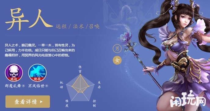 倩女幽魂异人定位