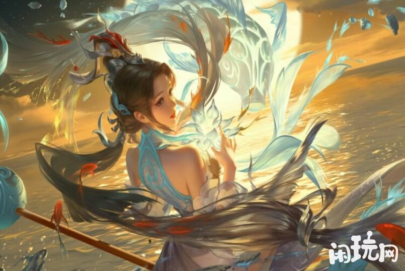 王者荣耀大乔的乘龙忆丹青皮肤