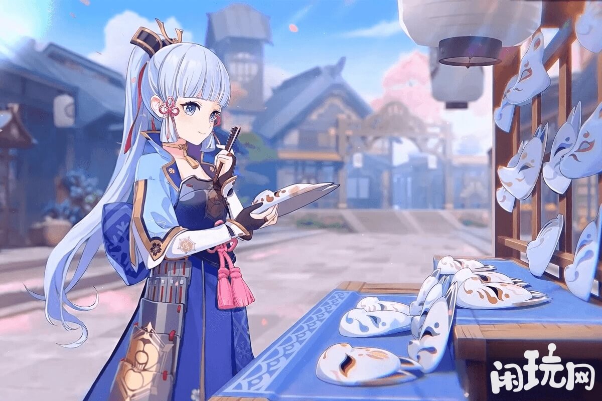 原神神里绫华角色立绘