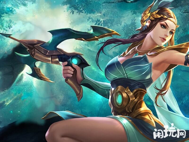 王者虞姬森之风灵皮肤